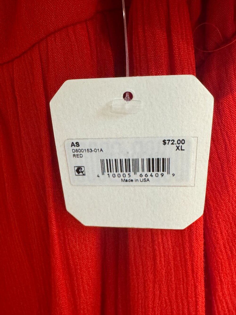 NWT Altar'd State Red Ruffle Dress Size Large - Picture 5 of 5